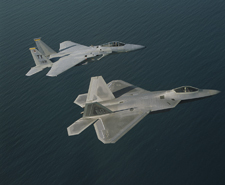 F-15 and F-22